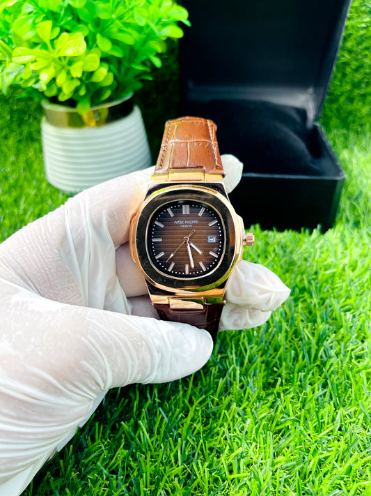 Leather Wrist Watch